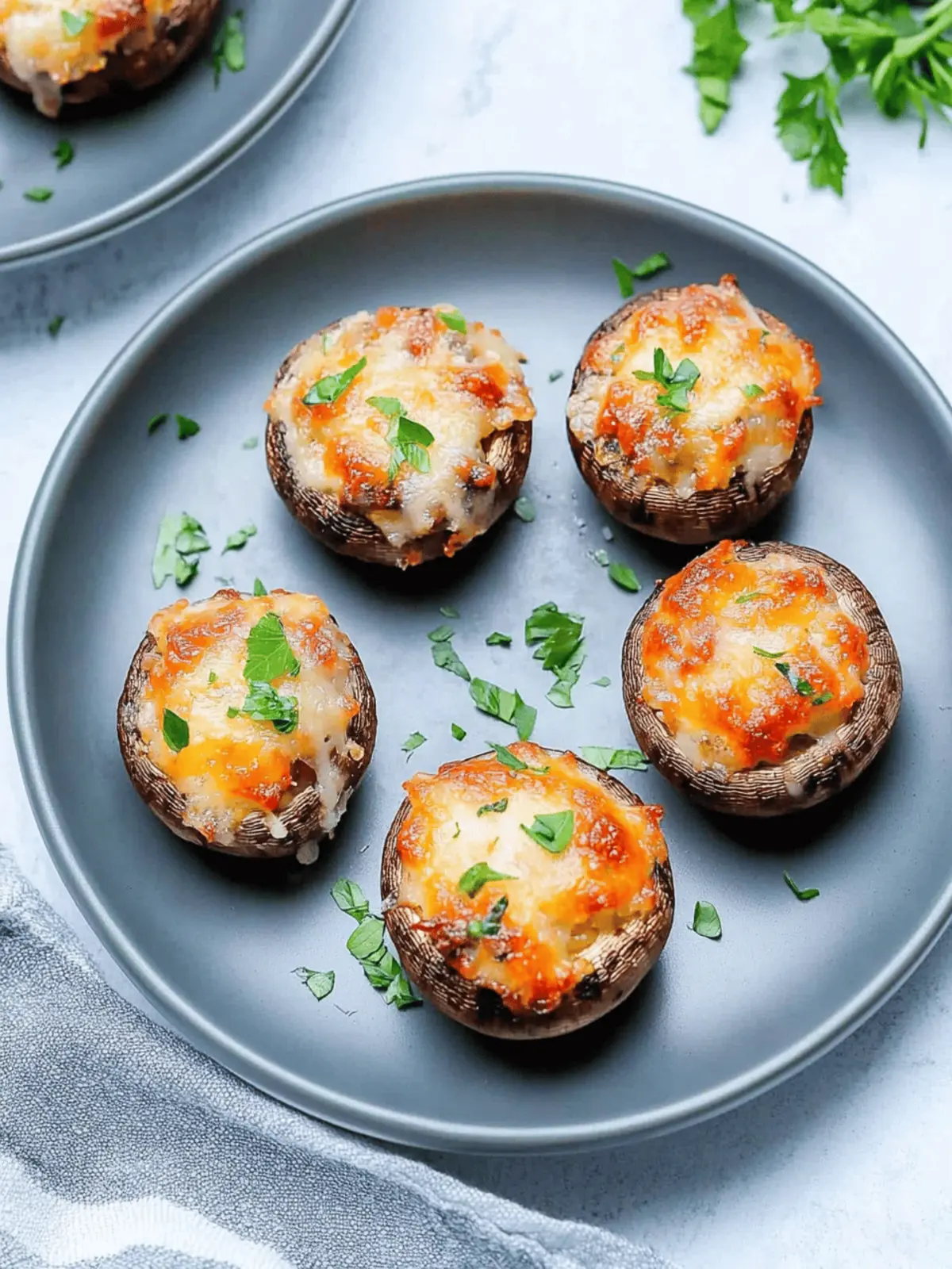 Keto Stuffed Mushrooms
