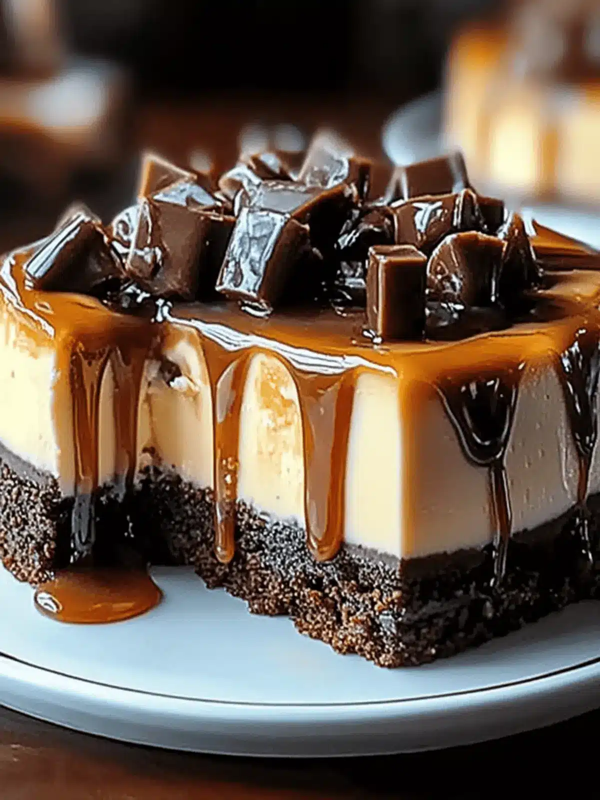 Caramel Brownie Cheesecake