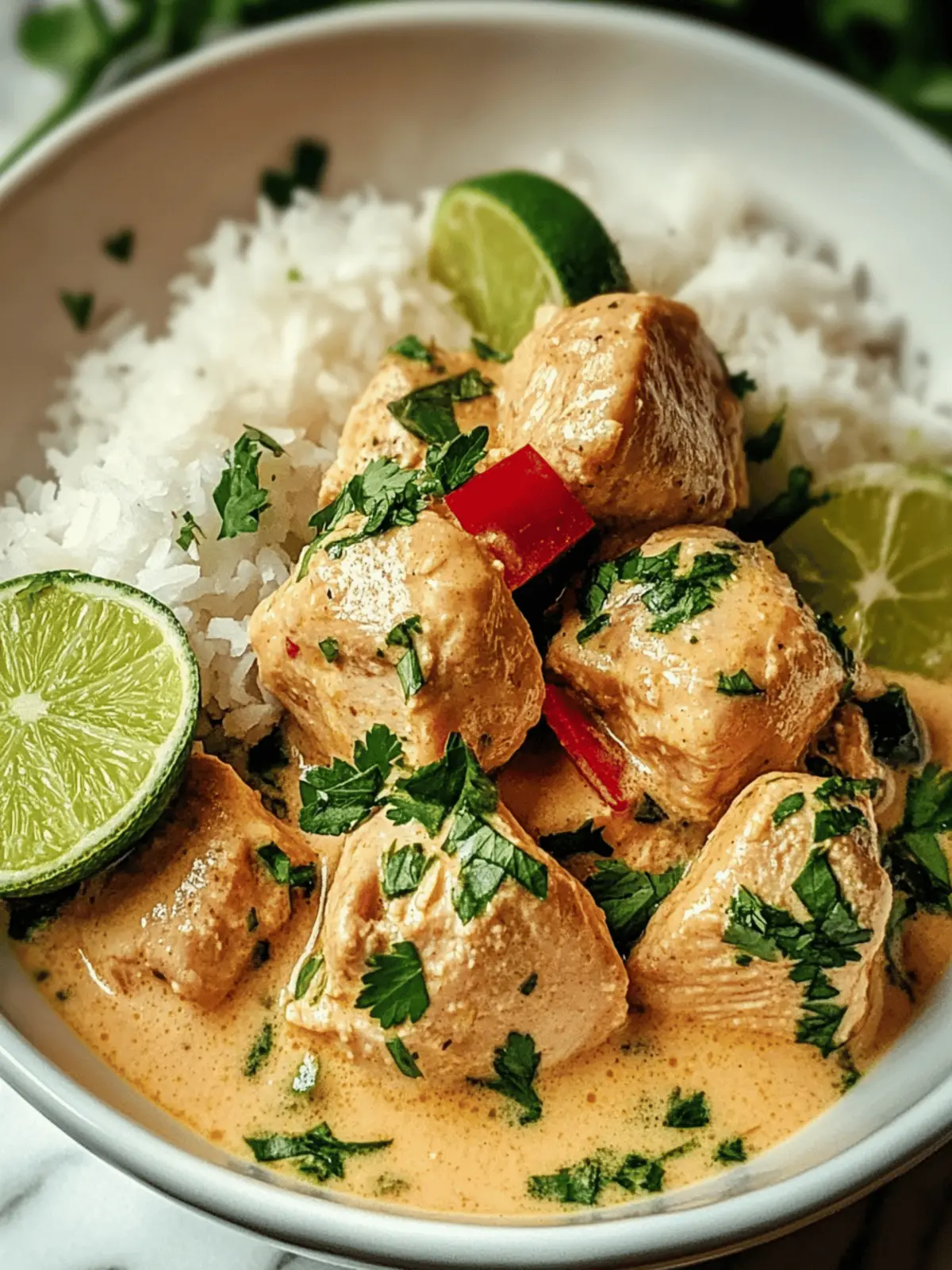 Crockpot Coconut Lime Chicken